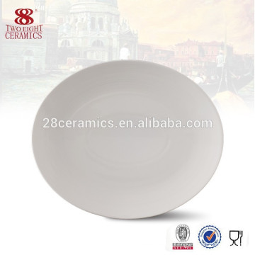 Massas de microondas catering branco placas redondas